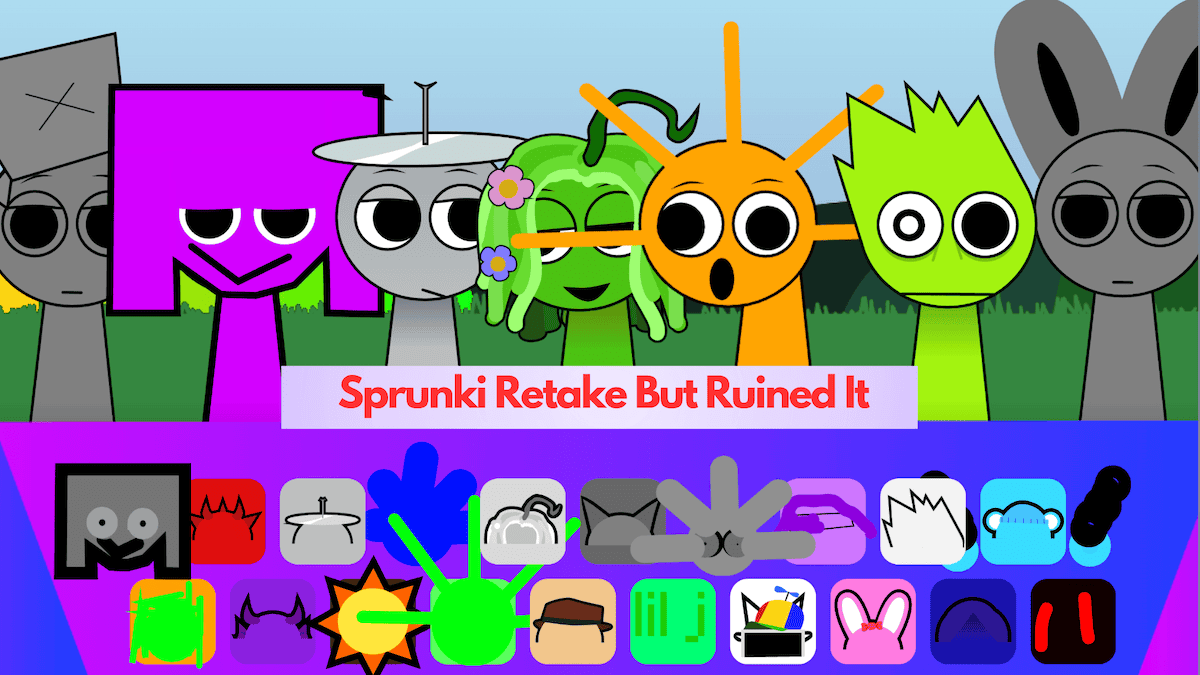 Sprunki Retake But Ruined It